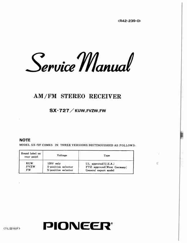 Pioneer Stereo Receiver FW-page_pdf